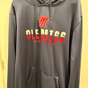 Ole Miss Rebels Gray Hoodie Colloseum 2XL